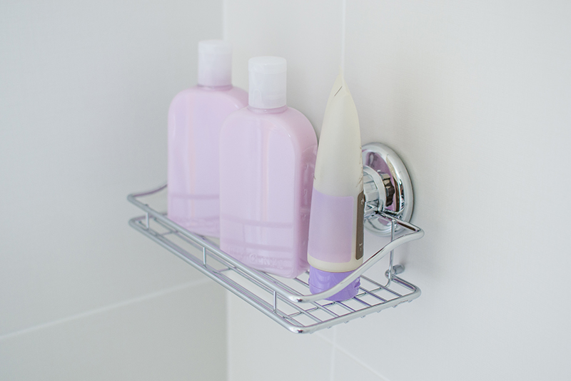 Images are merely illustrative. Stainless Steel Multi-Purpose Holder with Suction Cup